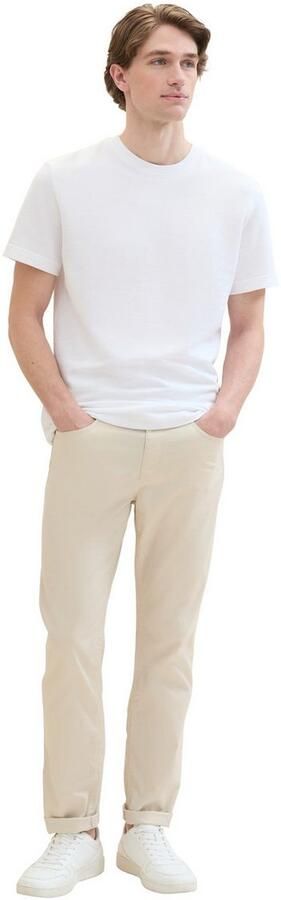 Tom Tailor Five-pocketsbroek met merk-badge op de achterkant - Foto 3