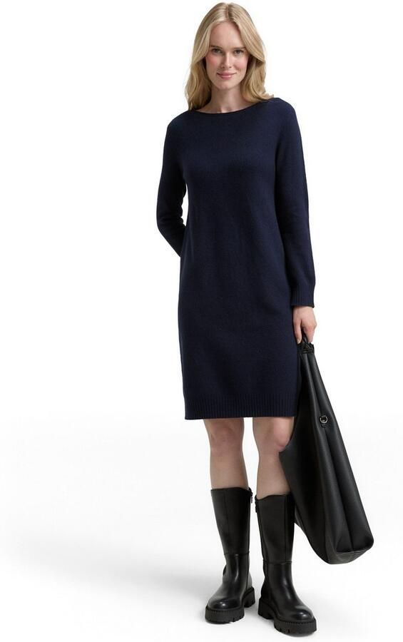 Tom Tailor Gebreide jurk met ribboorden - Foto 3