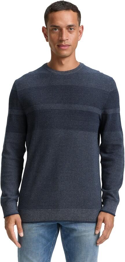 Tom Tailor Gebreide trui in streep-look - Foto 6