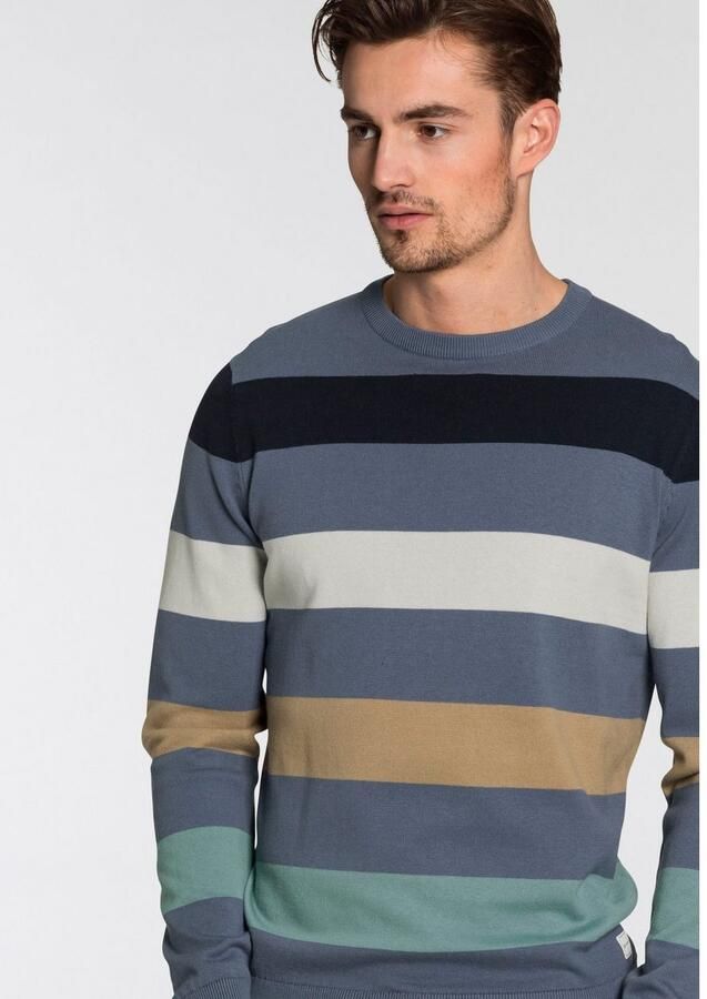 Tom Tailor Gebreide trui met blokstrepen - Foto 4