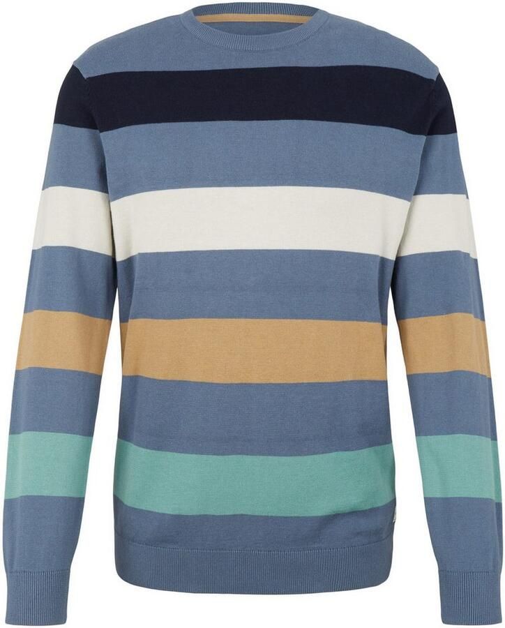 Tom Tailor Gebreide trui met blokstrepen