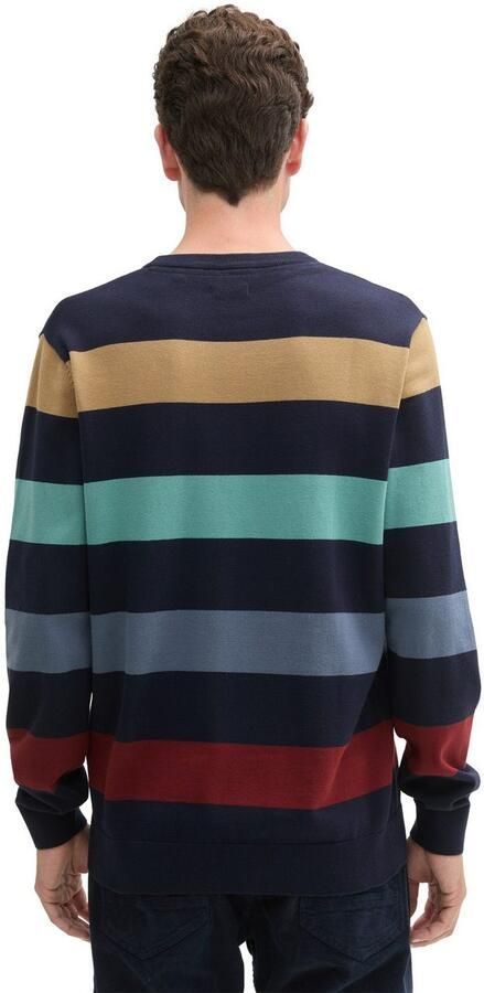 Tom Tailor Gebreide trui met blokstrepen - Foto 2