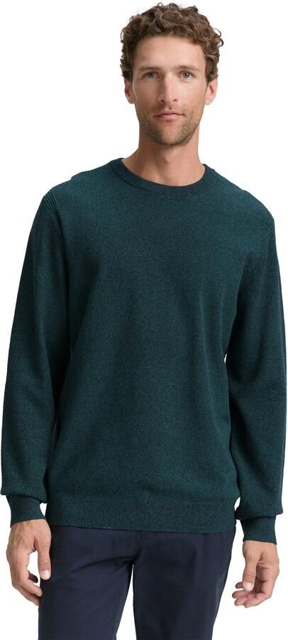 Tom Tailor Regular fit gebreide pullover van zuiver katoen - Foto 6