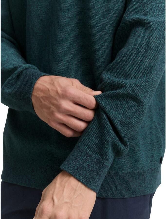 Tom Tailor Regular fit gebreide pullover van zuiver katoen - Foto 2