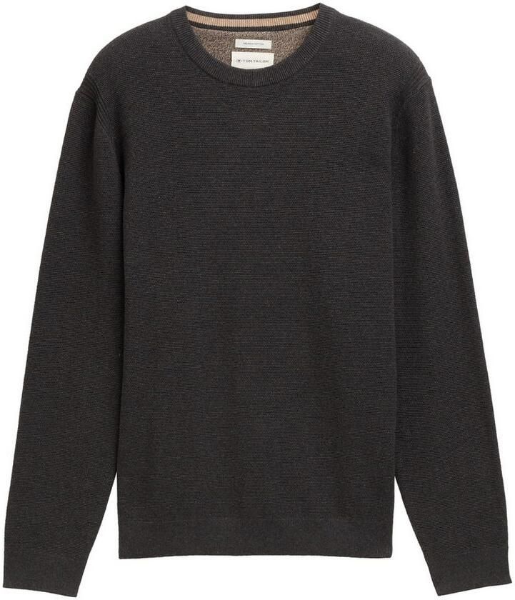 Tom Tailor Regular fit gebreide pullover van zuiver katoen - Foto 2