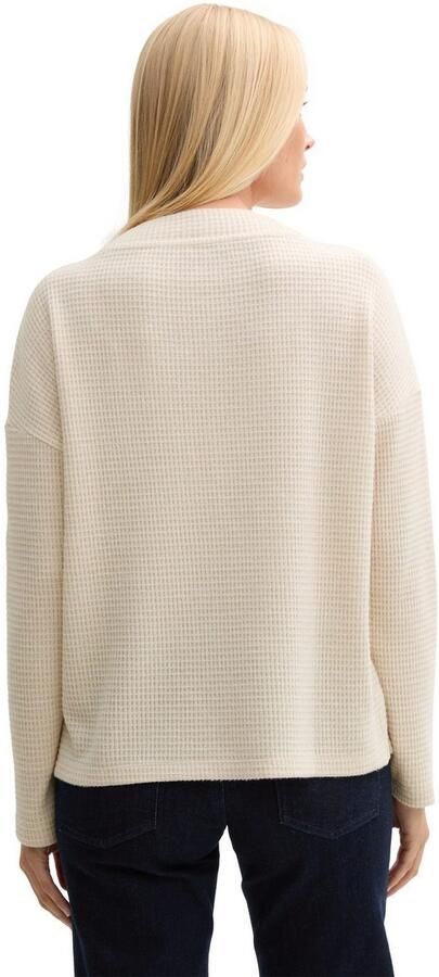 Tom Tailor Gebreide trui met breimotief - Foto 4