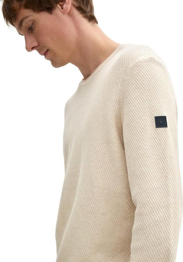 Tom Tailor Gebreide trui met een ronde hals