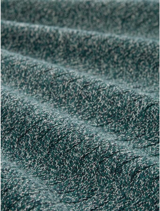 Tom Tailor Gebreide trui met logo borduursel op de arm - Foto 2