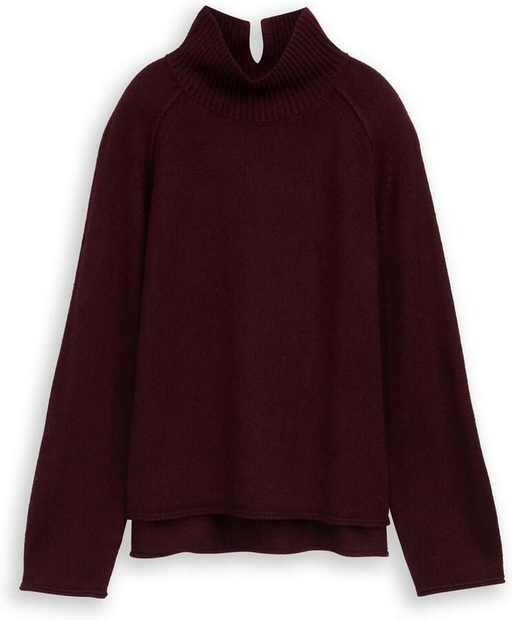 Tom Tailor Loose fit gebreide pullover van viscosemix