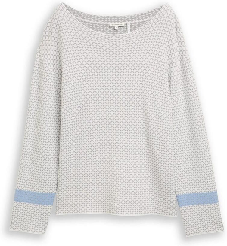 Tom Tailor Gebreide trui met print all-over