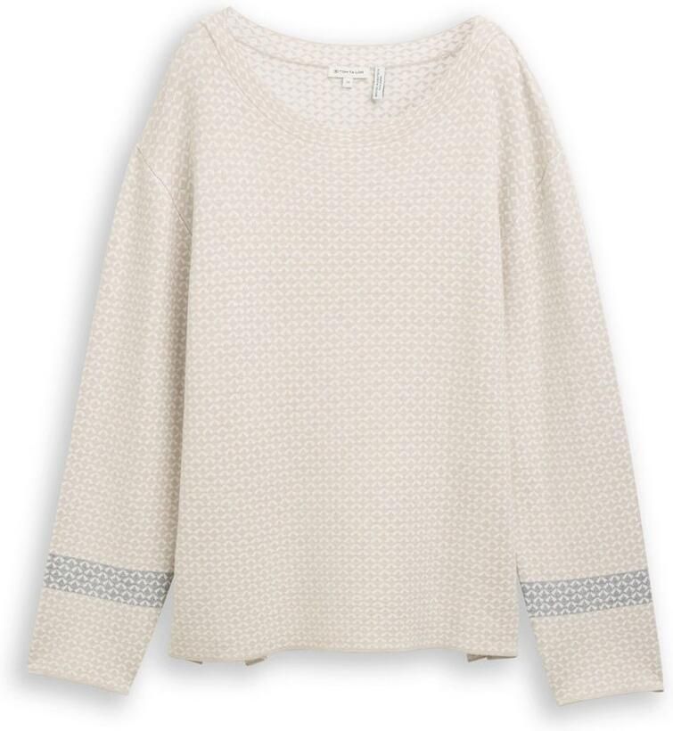 Tom Tailor Gebreide trui met print all-over