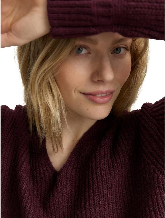 Tom Tailor Regular fit gebreide pullover van katoenmix - Foto 2