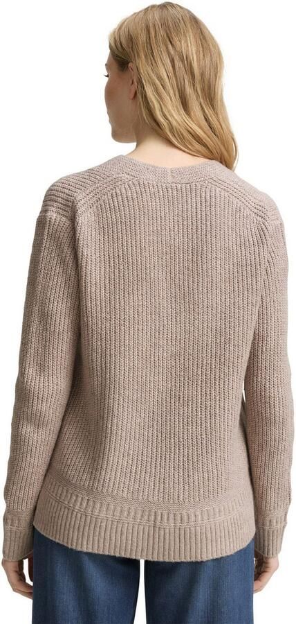 Tom Tailor Regular fit gebreide pullover van katoenmix - Foto 5