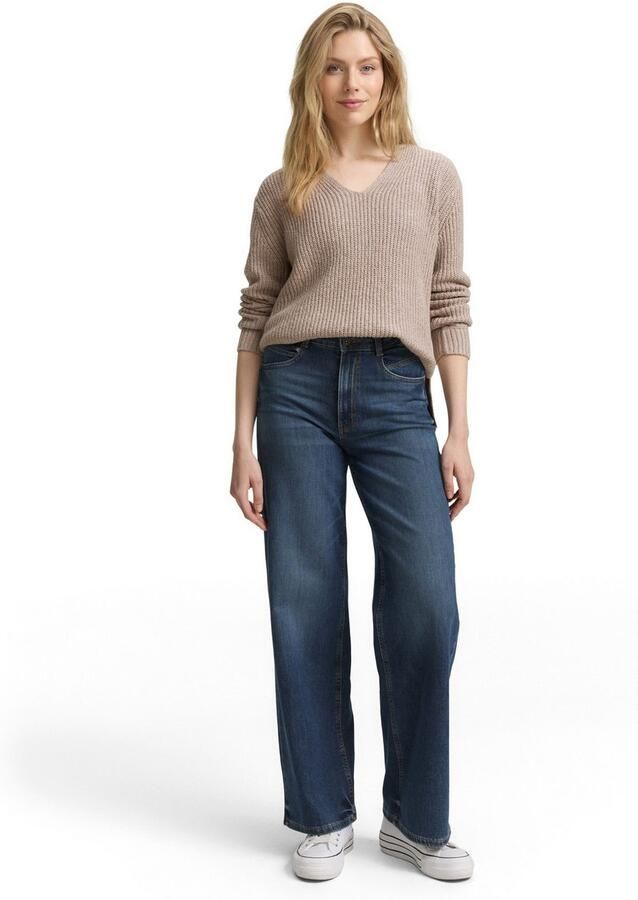 Tom Tailor Regular fit gebreide pullover van katoenmix - Foto 3