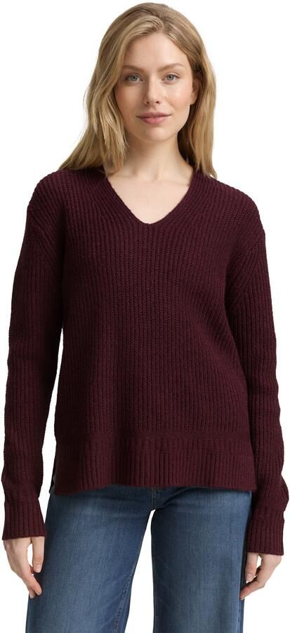 Tom Tailor Regular fit gebreide pullover van katoenmix - Foto 5