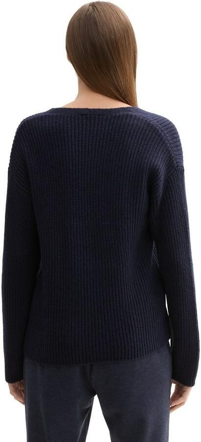 Tom Tailor Gebreide trui met v-hals - Foto 4