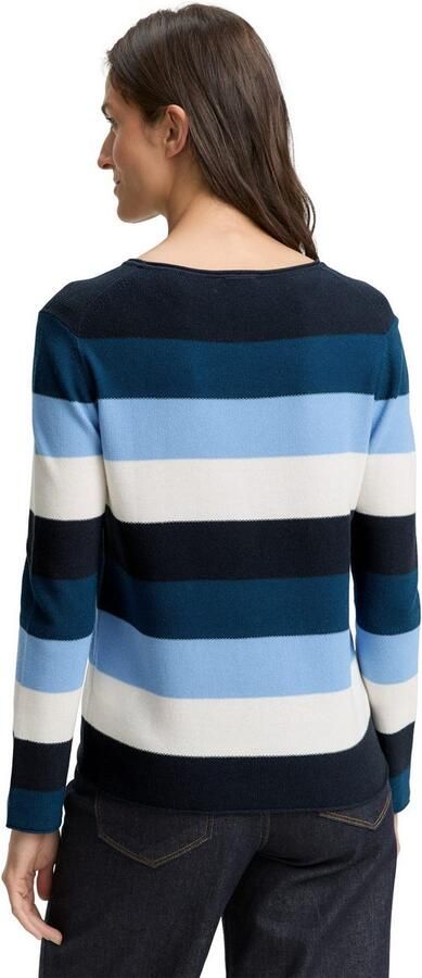 Tom Tailor Regular fit gebreide pullover van een mix van katoen en viscose - Foto 4