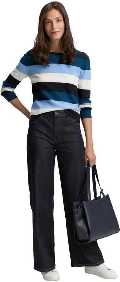 Tom Tailor Regular fit gebreide pullover van een mix van katoen en viscose - Foto 5