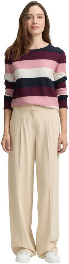 Tom Tailor Regular fit gebreide pullover van een mix van katoen en viscose - Foto 5