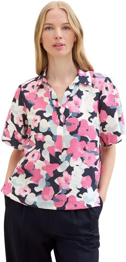 Tom Tailor Gedessineerde blouse met all-over motief - Foto 6