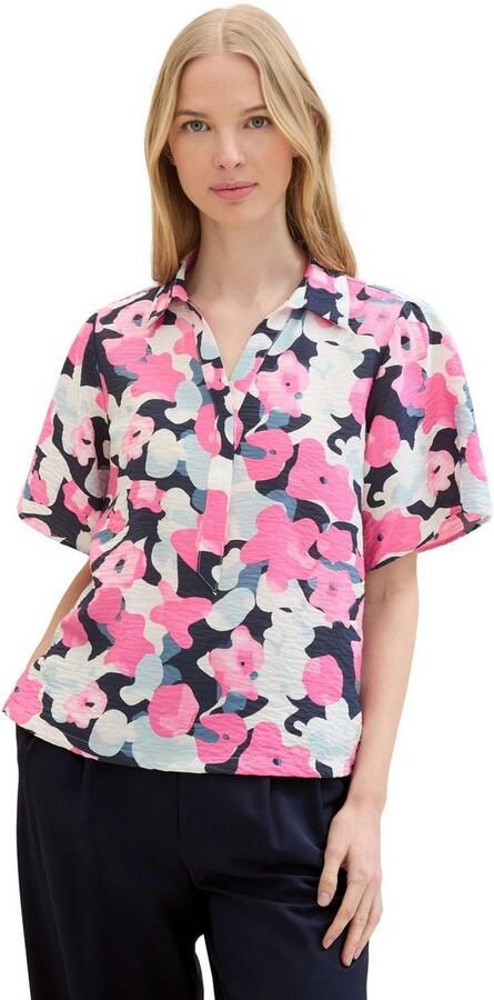 Tom Tailor Gedessineerde blouse met all-over motief - Foto 4