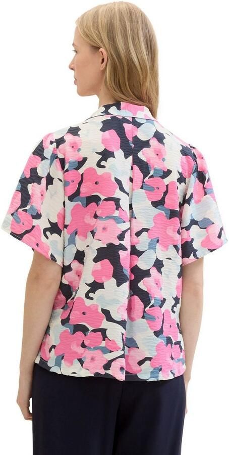Tom Tailor Gedessineerde blouse met all-over motief - Foto 3