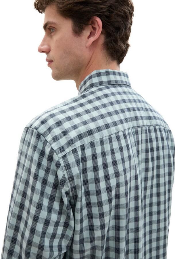 Tom Tailor Geruit overhemd Vichy met knoopsluiting - Foto 2