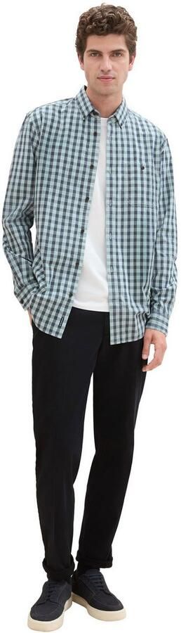 Tom Tailor Geruit overhemd Vichy met knoopsluiting - Foto 5