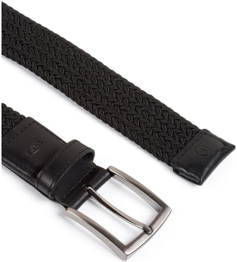 Tom Tailor Gevlochten riem TTJamie 3 5 cm brede vlechtgürtel casual look tot