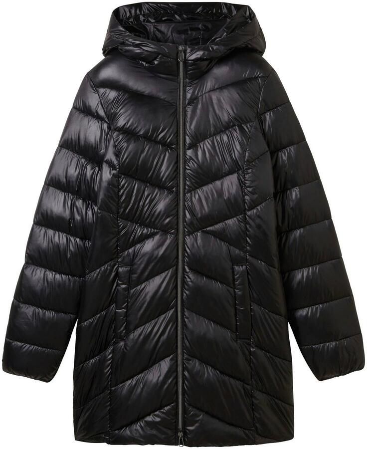 Tom Tailor Gewatteerde jas met 2-wegritssluiting