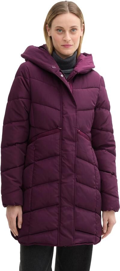 Tom Tailor Gewatteerde jas met een capuchon - Foto 4