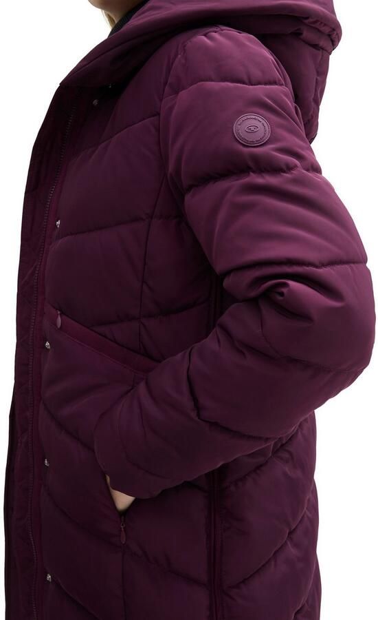 Tom Tailor Gewatteerde jas met een capuchon