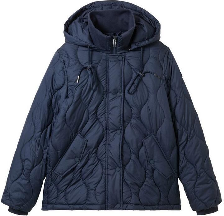 Tom Tailor Gewatteerde jas met een capuchon
