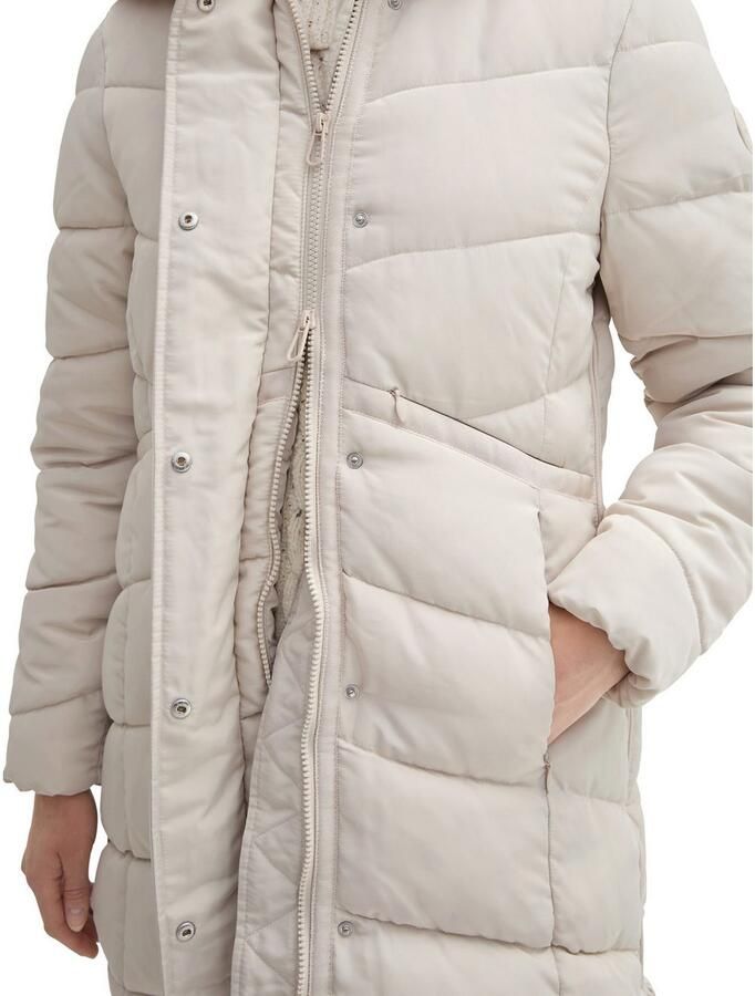 Tom Tailor Gewatteerde jas met een capuchon