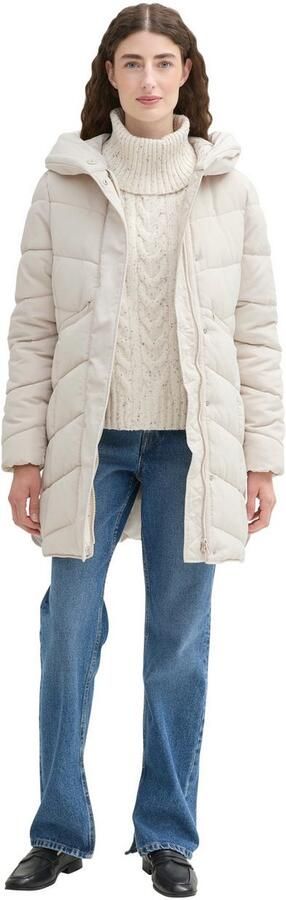 Tom Tailor Gewatteerde jas met een capuchon - Foto 4