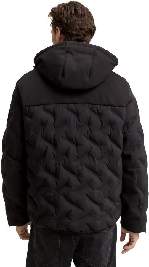 Tom Tailor Regular fit bodywarmer met afneembare capuchon - Foto 4