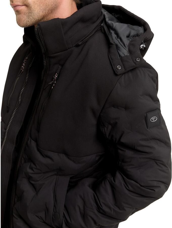 Tom Tailor Regular fit bodywarmer met afneembare capuchon - Foto 2