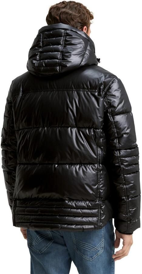 Tom Tailor Gewatteerd regular fit jack met afneembare capuchon - Foto 5