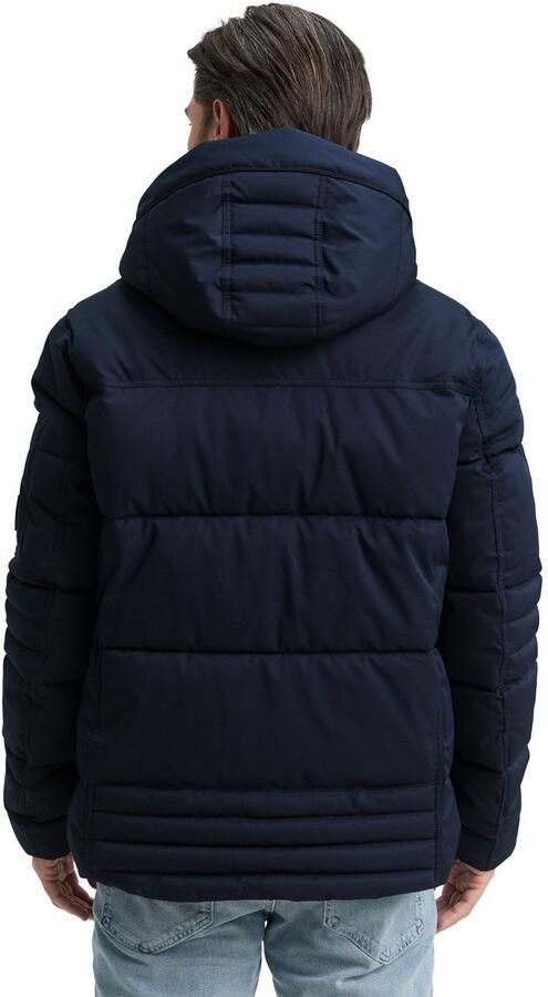 Tom Tailor Regular fit gewatteerd jack met ritszakken - Foto 5