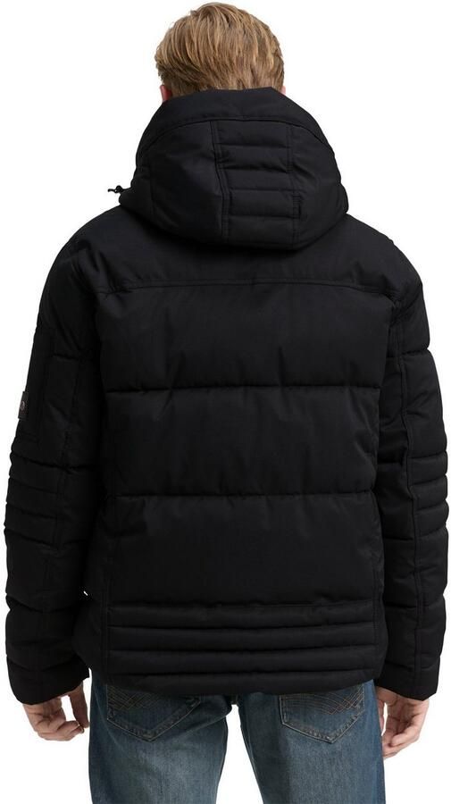 Tom Tailor Regular fit gewatteerd jack met ritszakken - Foto 8