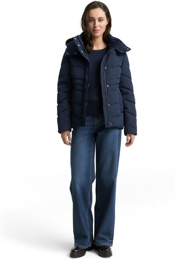 Tom Tailor Gewatteerde jas met geborduurd logo - Foto 4