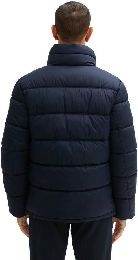 Tom Tailor Regular fit gewatteerd jack met opbergbare capuchon - Foto 3