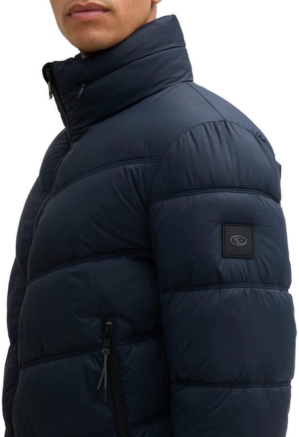 Tom Tailor Regular fit gewatteerd jack met opbergbare capuchon - Foto 2