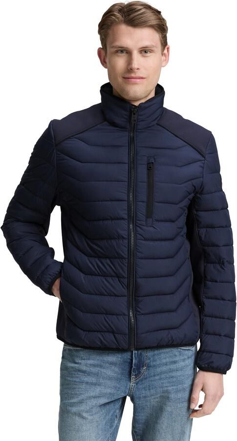 Tom Tailor Regular fit gewatteerd jack met ritssluiting - Foto 6