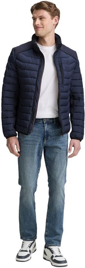 Tom Tailor Regular fit gewatteerd jack met ritssluiting - Foto 5