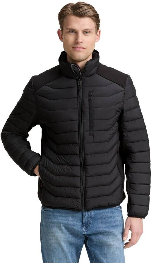 Tom Tailor Regular fit gewatteerd jack met ritssluiting - Foto 6