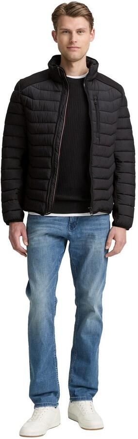 Tom Tailor Regular fit gewatteerd jack met ritssluiting - Foto 5