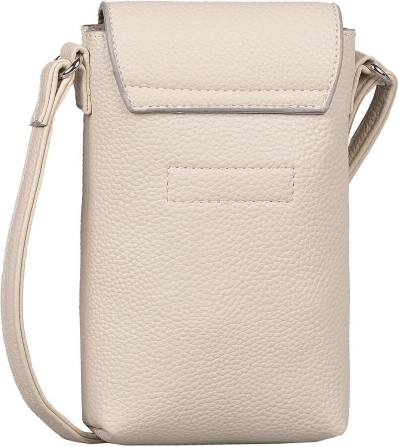 Tom Tailor Gsm-tasje Elis van zacht gekorreld kunstleer met opvallende siernaad en fijn logo