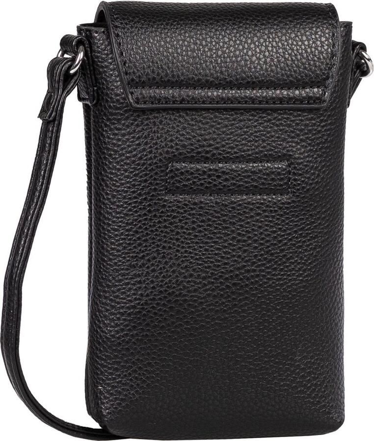 Tom Tailor Gsm-tasje Elis van zacht gekorreld kunstleer met opvallende siernaad en fijn logo