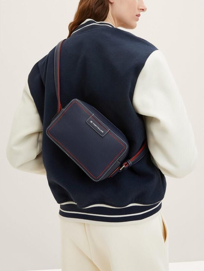 Tom Tailor Handtas Miri mare maritieme stijl met contrasterende naden en doordachte kleuraccenten - Foto 2